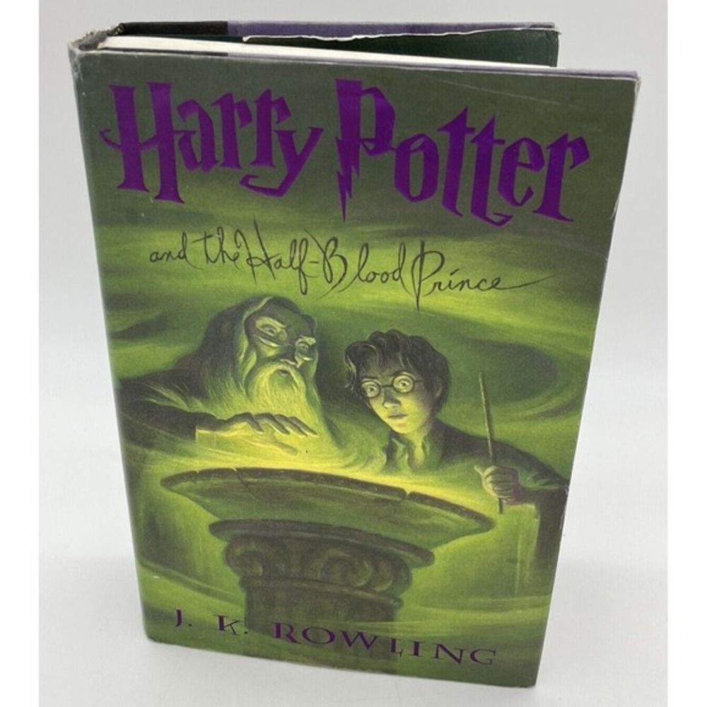 2005 Harry Potter Half Blood Prince First Ed Print Error Hard‎ Cover Dust Jacket